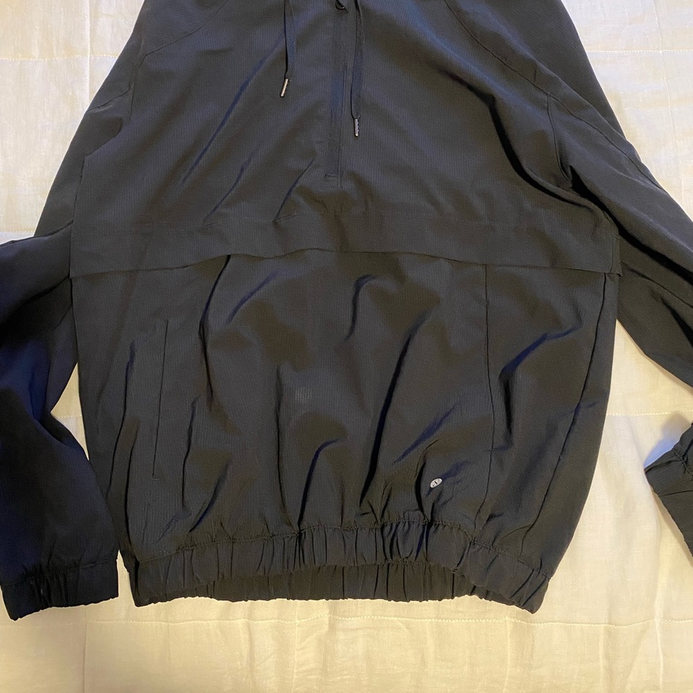 Black Windbreaker Jacket